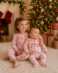Christmas Toile Sleepsuit