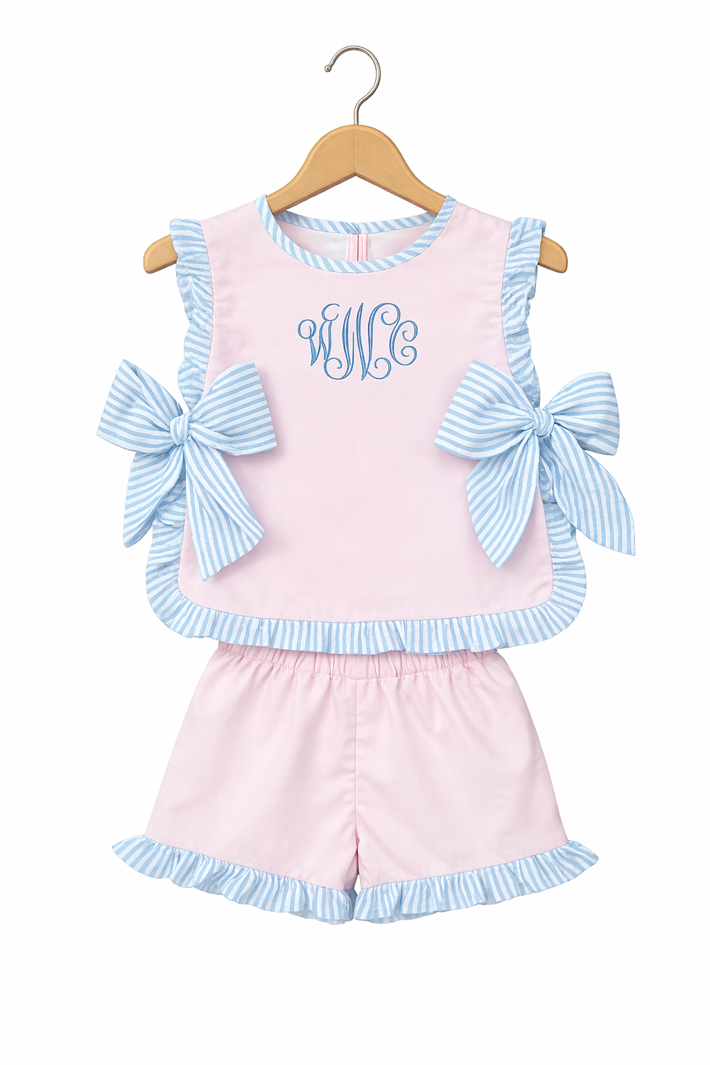 Pink & Blue Apron Set