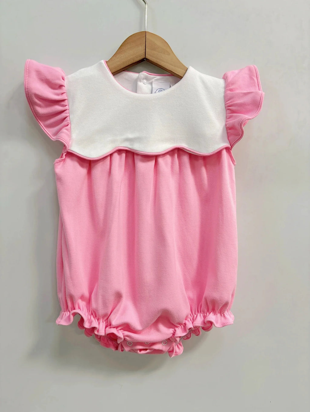 Girls Flutter Sleeve Romper