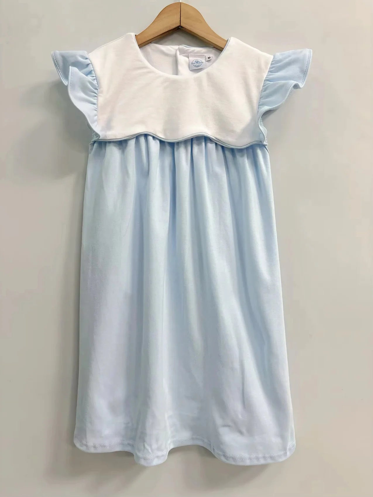 Girls Flutter Sleeve Dress