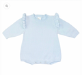 Baby Blue Knit Romper