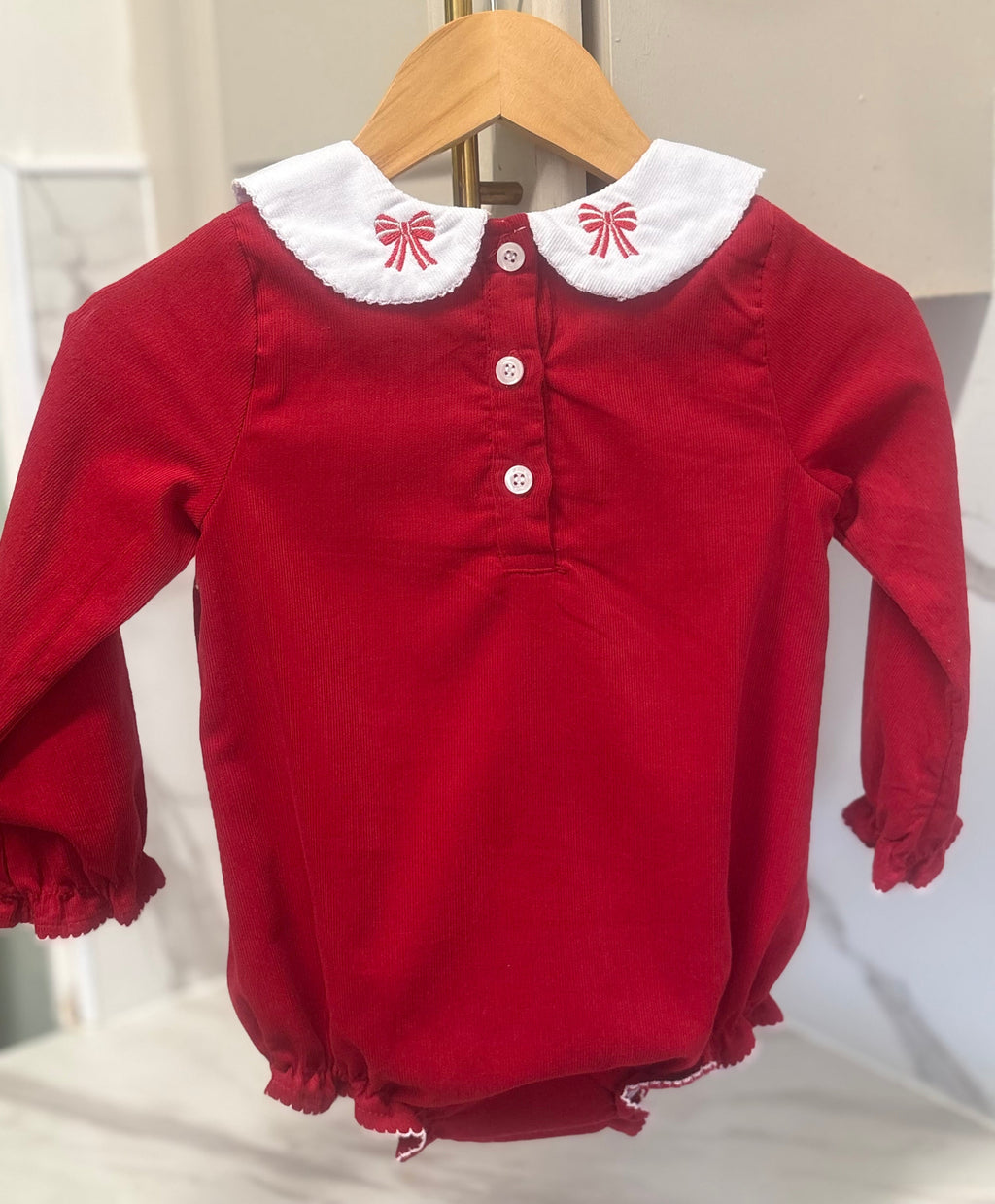 Red Cord Romper