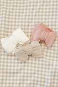 Matching Headband or Booties