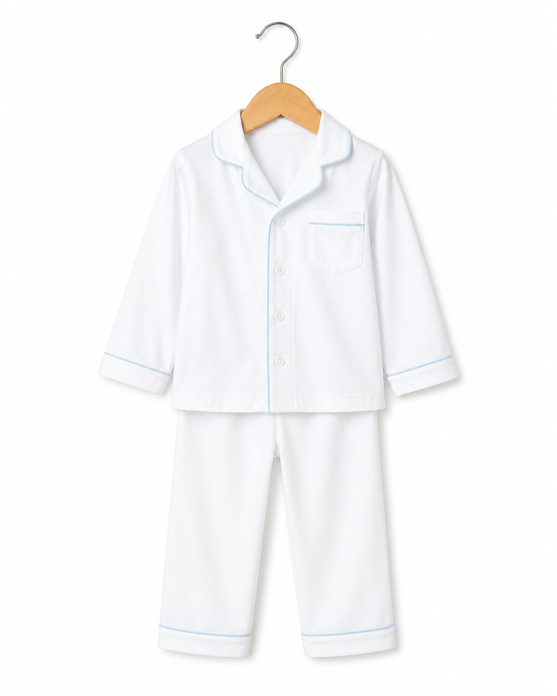Boys Blue Trim PJ