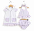 3 Piece Lilac Swim Set