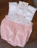 Swiss Dot Bubble Romper