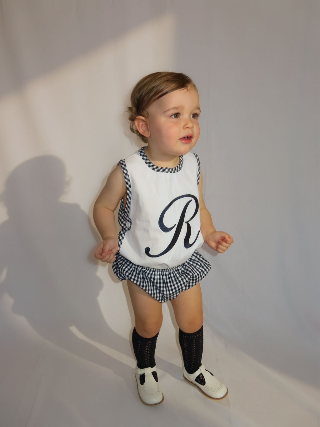 PRE ORDER - Navy Gingham Set