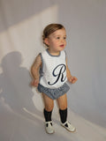 PRE ORDER - Navy Gingham Set