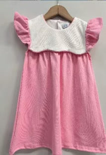 Girls Flutter Sleeve Dress