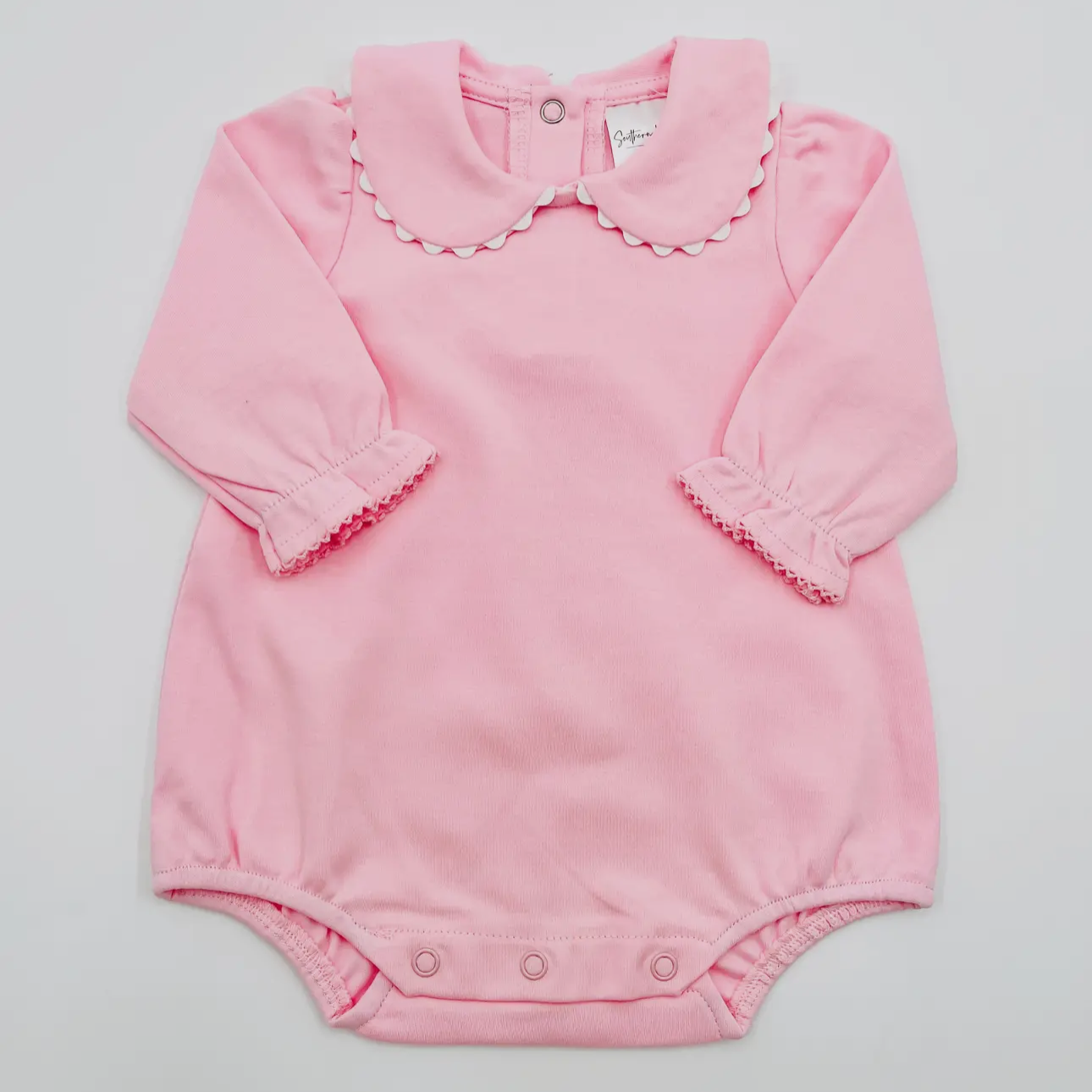 Pink Long Sleeve Romper