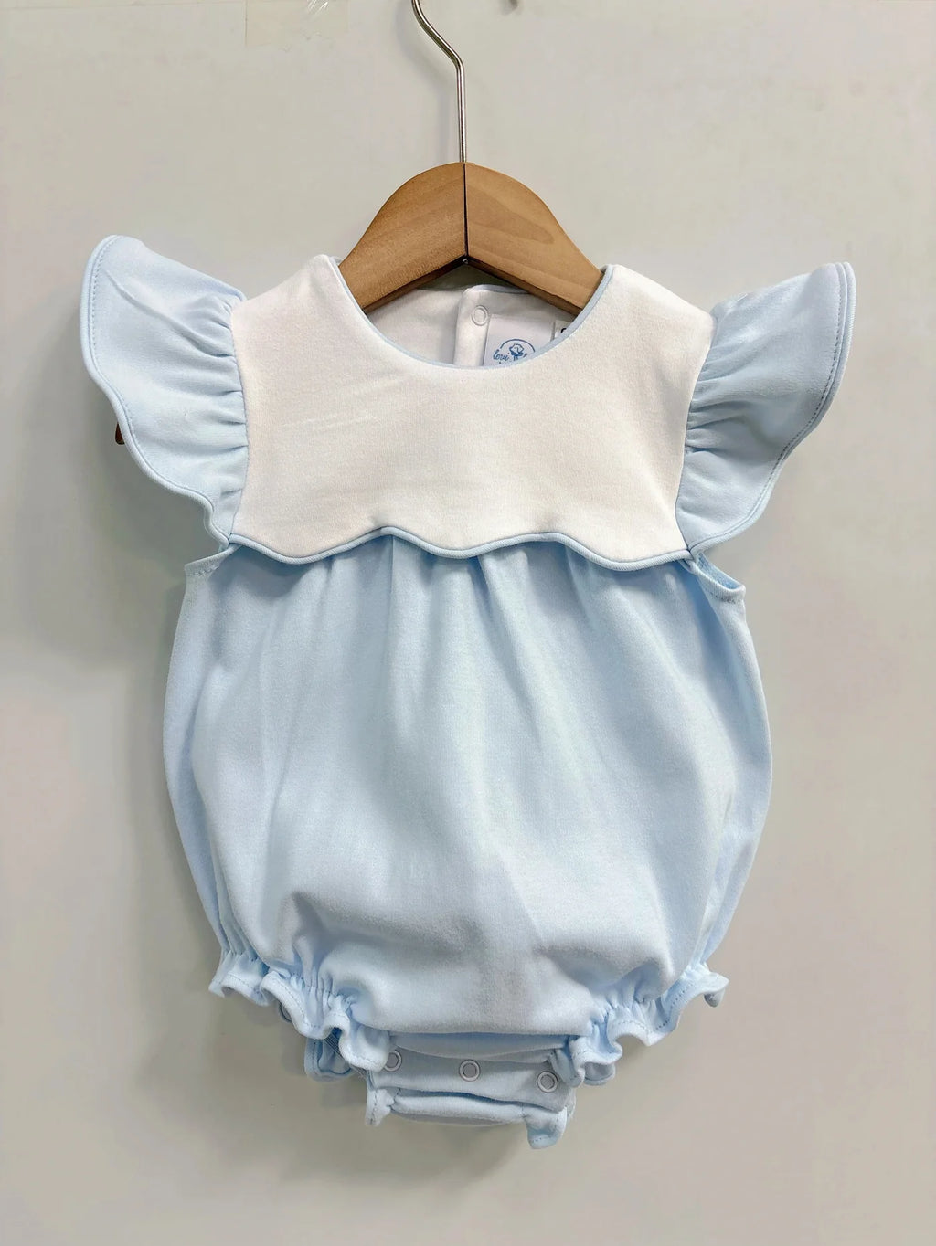 Girls Flutter Sleeve Romper