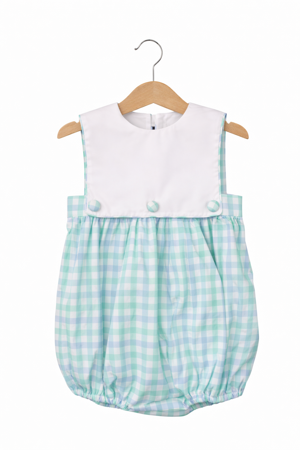 Boys Sleeveless Mint & Blue Bubble