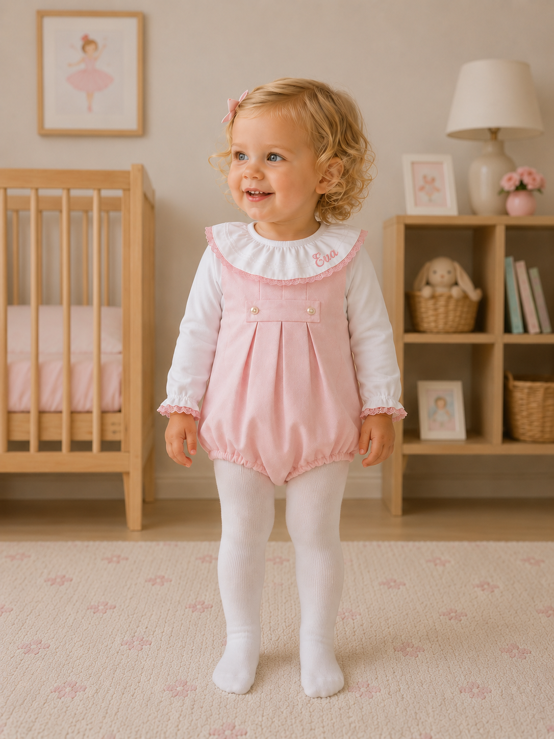 Pink Romper & Vest Set