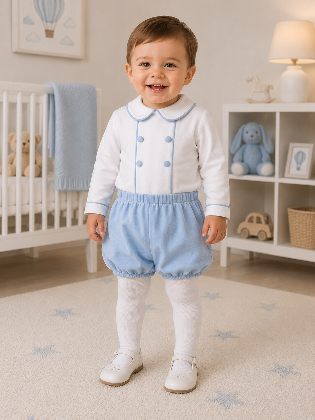 Blue Velvet Jam Pant Set