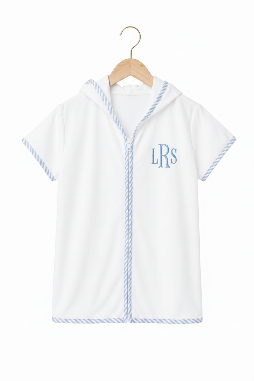 Boys Zip Up Towel