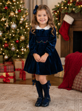 Matching Older Sister Velvet Dress