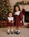 Girls Plaid Romper & Dress